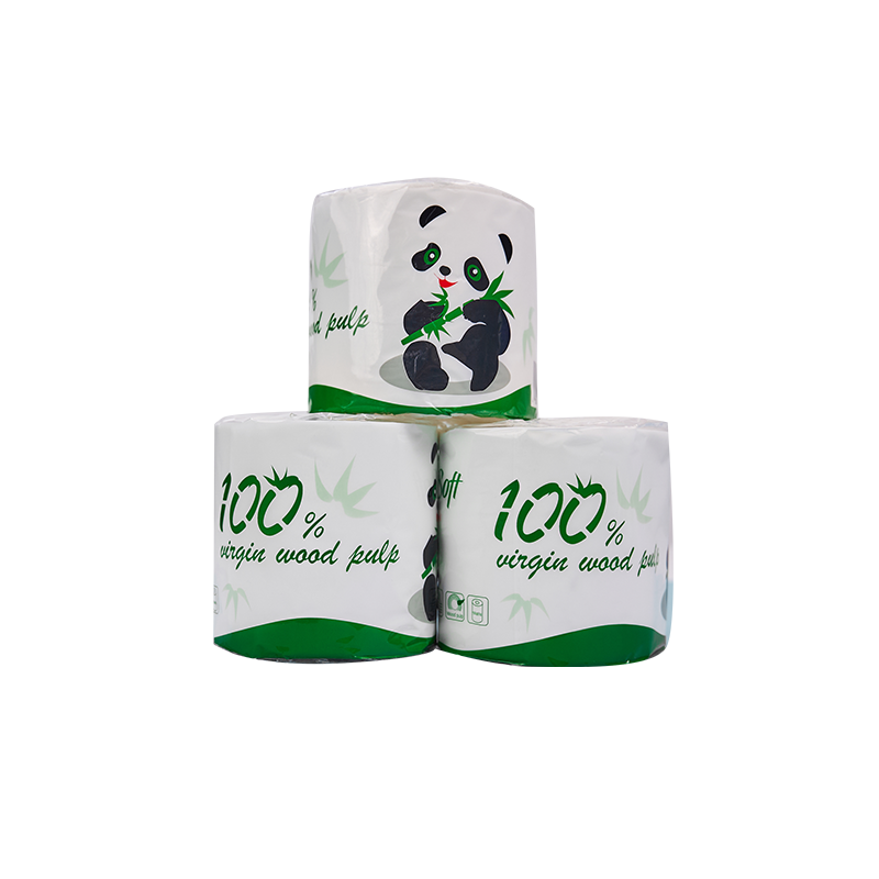 White 4 Ply 12 Rolls Individual Package Toilet Roll Paper