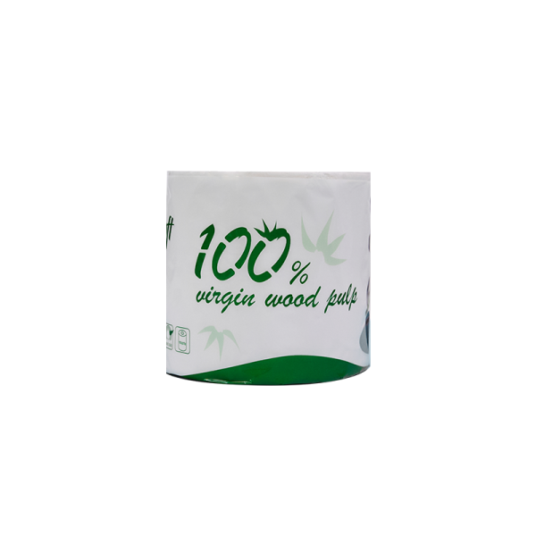White 4 Ply 12 Rolls Individual Package Toilet Roll Paper - Image 2