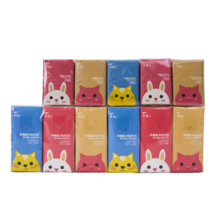 Bamboo Pulp 3 Ply 8 Sheet Handkerchief Paper