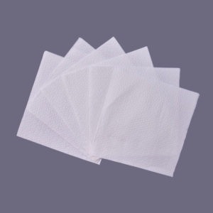 White Wood Pulp 1/4 Fold Lychee Pattern Napkin