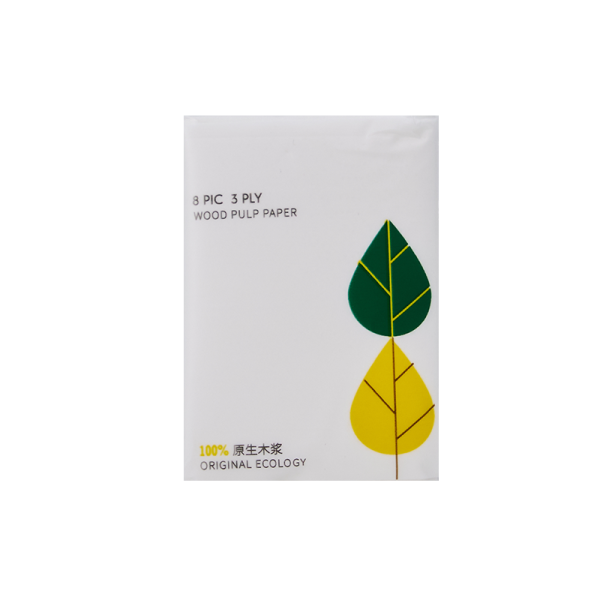 Virgin Wood Pulp 3 Ply 8 Pic Pocket Tissue Paper - Image 3