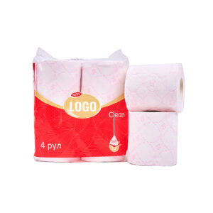 Colorful Printed 4 Ply Toilet Paper Roll